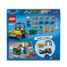 LEGO City 60284 Le Camion de Chantier, Jouet, Engin de Chantier, Chargeur Frontal, Brouette