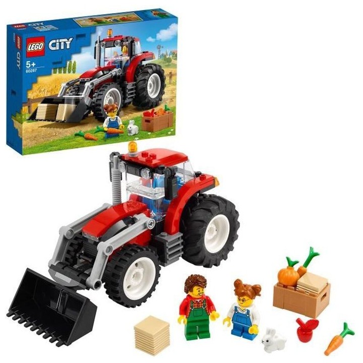 LEGO City 60287 Le Tracteur, Jouet de Construction, Animaux de la Ferm
