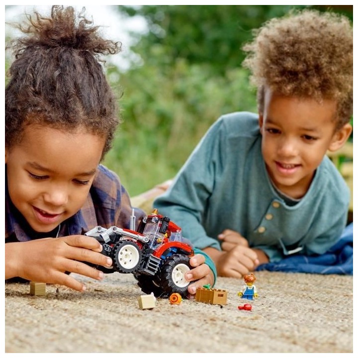 LEGO City 60287 Le Tracteur, Jouet de Construction, Animaux de la Ferm