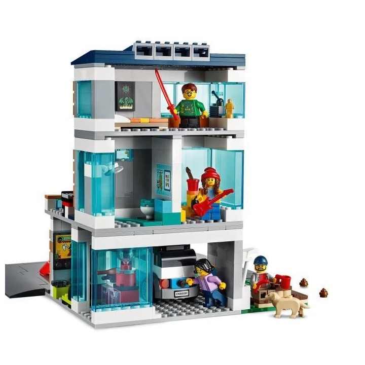 LEGO City 60291 La maison familiale, Jeu de construction maison écolo
