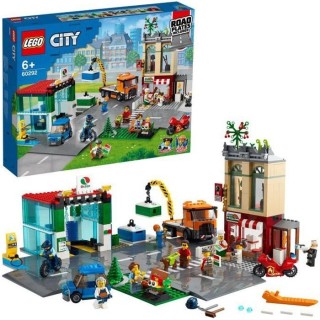 LEGO City 60292 Le Centre-Ville, Jouet de Restaurant, avec Voiture, V