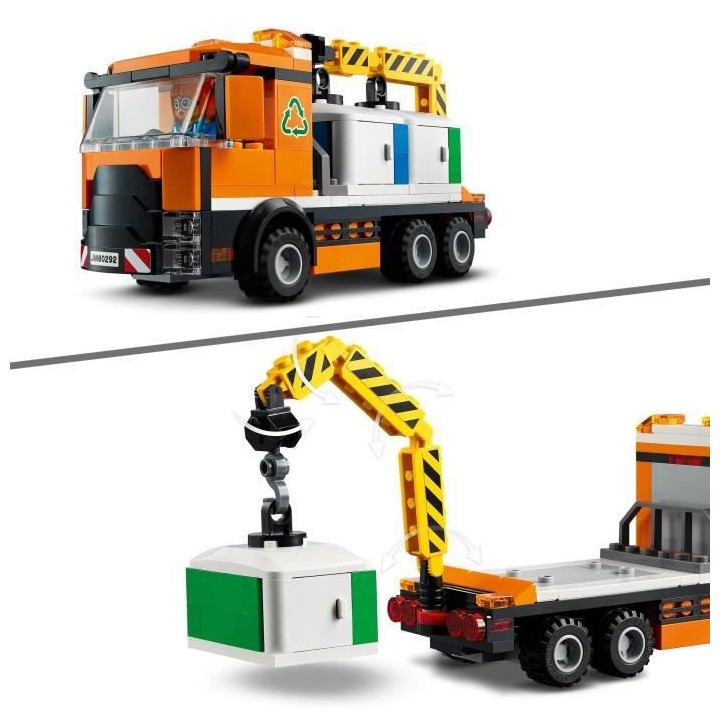 LEGO City 60292 Le Centre-Ville, Jouet de Restaurant, avec Voiture, V