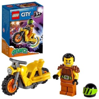 LEGO 60297 City Stuntz La Moto de Cascade Démolition, Ensemble Moto J