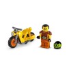 LEGO 60297 City Stuntz La Moto de Cascade Démolition, Ensemble Moto Jouet a Rétrofriction pour Enfants +5 ans avec Figurine Wa