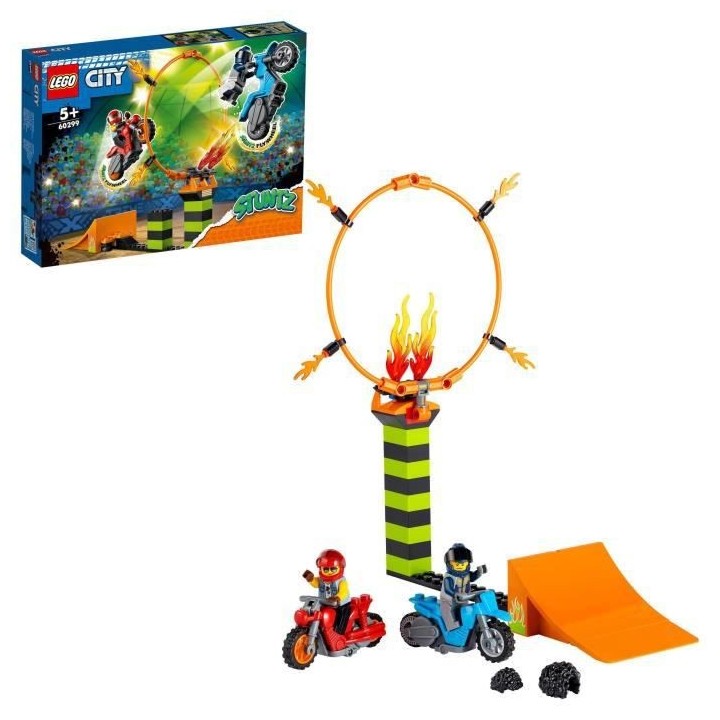 LEGO 60299 City Stuntz Le Spectacle des Cascadeurs, Motos a Rétrofric