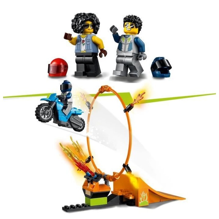 LEGO 60299 City Stuntz Le Spectacle des Cascadeurs, Motos a Rétrofric