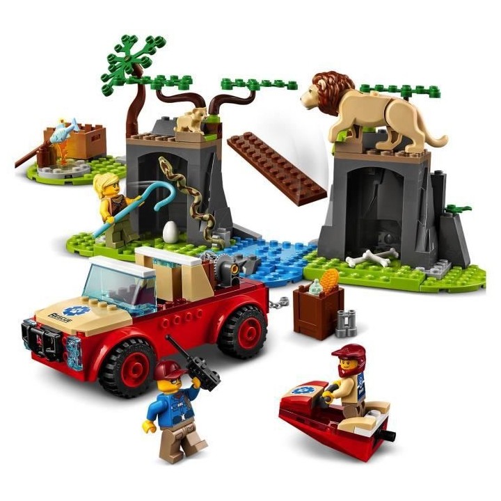 LEGO 60301 City Wildlife Le tout-terrain de sauvetage des animaux sauv