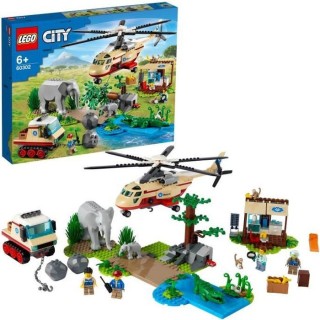 LEGO City 60302 L'Opération de Sauvetage des Animaux Sauvages, Figuri