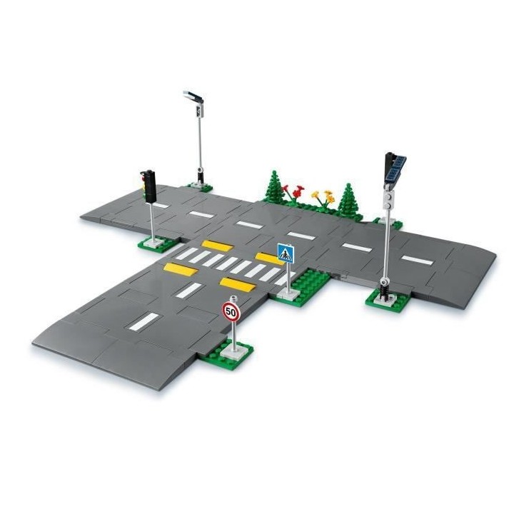 LEGO City 60304 Intersection a assembler, Jeu construction ville avec