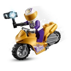 LEGO 60309 City Stuntz La Moto De Cascade Selfie, Jouet De Cascadeur a Rétrofriction Pour Enfants Des 5 Ans, Avec Perche Selfie