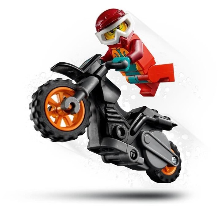 LEGO 60311 City Stuntz La Moto De Cascade De Feu a Rétrofriction Avec