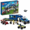 LEGO 60315 City Le Camion de Commandement Mobile de La Police, Jouet Aventures avec Tracteur, Drone et 4 Minifigures