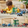 LEGO 60317 City La Course-Poursuite de La Police a La Banque, Jouets Drone et 2 Camions pour Enfants +7 ans, Sets d'Aventures