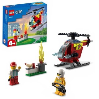 LEGO 60318 City Fire L'Hélicoptere des Pompiers, Jouet pour Filles et