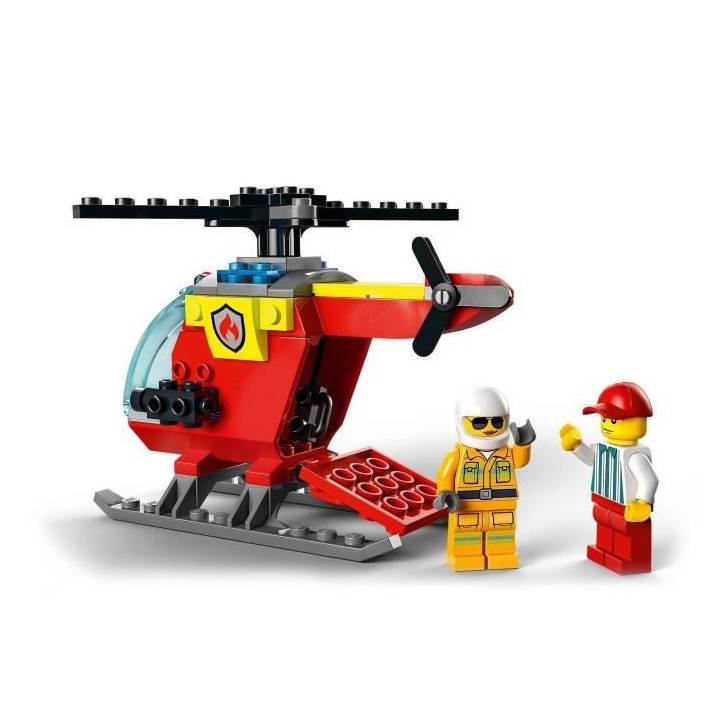 LEGO 60318 City Fire L'Hélicoptere des Pompiers, Jouet pour Filles et