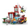 LEGO 60320 City Fire La Caserne Des Pompiers, Set avec Garage, Jouet Camion et Hélicoptere pour les Enfants des 6 ans