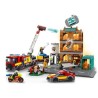 LEGO 60321 City Fire La Brigade Pompiers Set de Construction avec Flammes, Minifigures, Jouet Camion pour Enfants des 7 ans