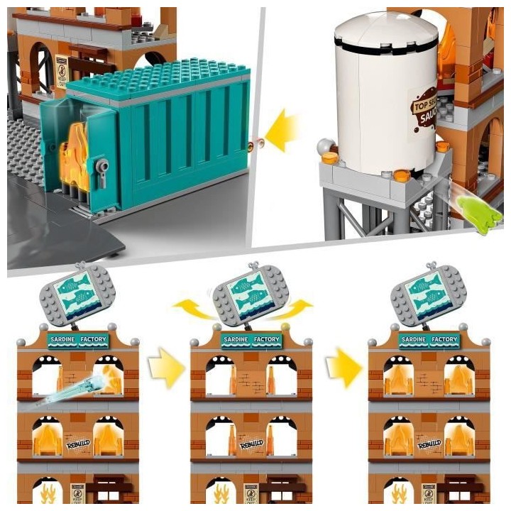 LEGO 60321 City Fire La Brigade Pompiers Set de Construction avec Flam