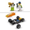 LEGO 60322 City Great Vehicles La Voiture de Course, Jouets Créatifs Style Formule 1 pour Enfants +4 Ans, avec Minifigures