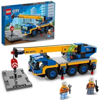 LEGO 60324 City Great Vehicles La Grue Mobile Set de Véhicules de Con