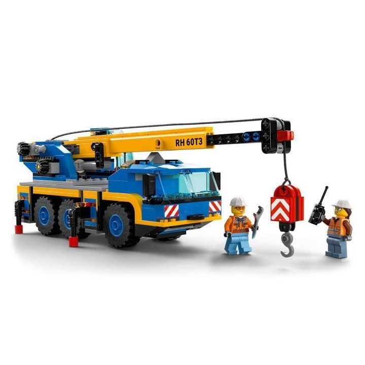 LEGO 60324 City Great Vehicles La Grue Mobile Set de Véhicules de Con