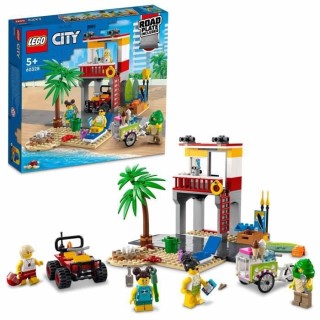 LEGO 60328 City Le Poste De Secours sur La Plage, Jouet de Constructio