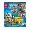 LEGO 60329 City Une Journée d'École, Jouet de Construction Bus, 2 Classes et Plaques de Route, Set pour Enfants +6 Ans