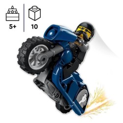 LEGO 60331 City Stuntz La Moto de Cascade du Biker, Jouet de Cascadeur Stuntz, Idée de Cadeau pour Garçons et Filles des 5 ans