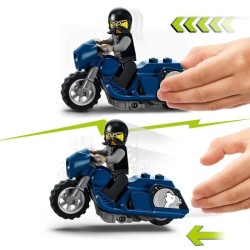 LEGO 60331 City Stuntz La Moto de Cascade du Biker, Jouet de Cascadeur Stuntz, Idée de Cadeau pour Garçons et Filles des 5 ans