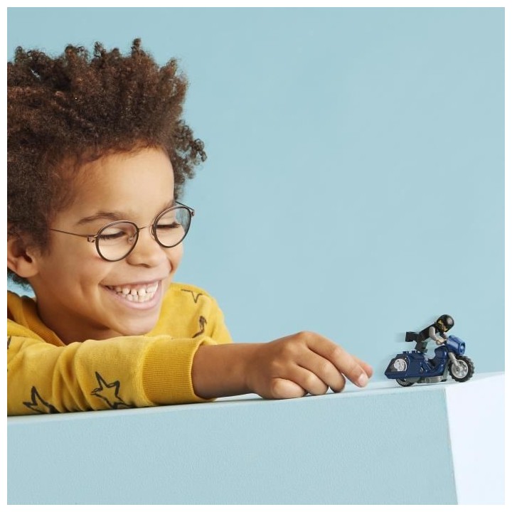 LEGO 60331 City Stuntz La Moto de Cascade du Biker, Jouet de Cascadeur