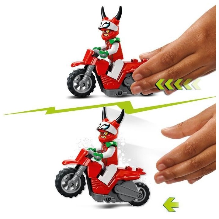 LEGO 60332 City Stuntz La Moto de Cascade du Scorpion Téméraire, Jou