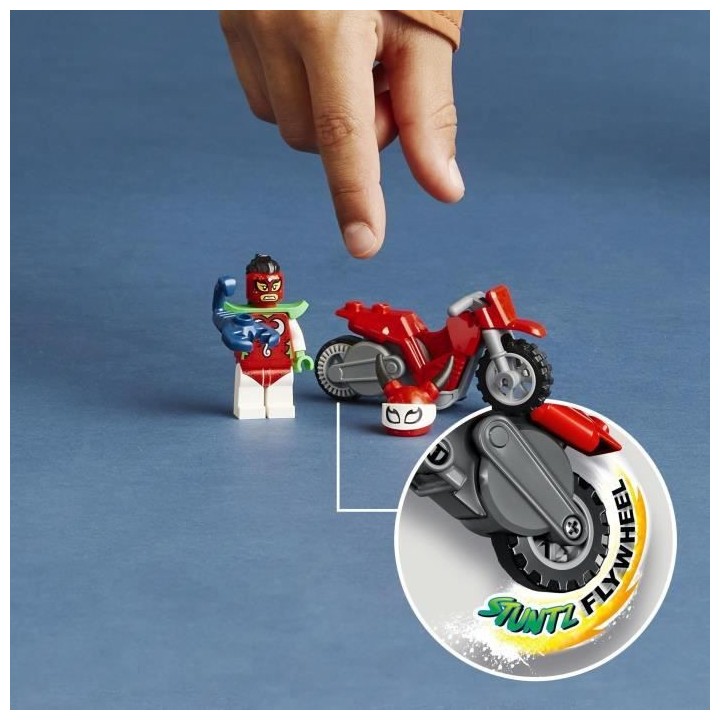 LEGO 60332 City Stuntz La Moto de Cascade du Scorpion Téméraire, Jou
