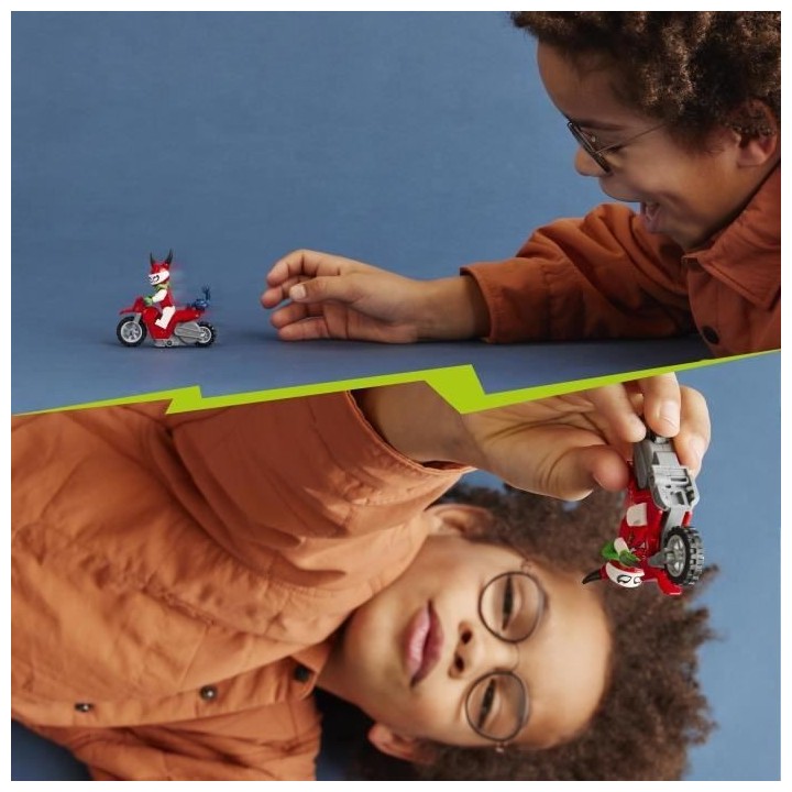 LEGO 60332 City Stuntz La Moto de Cascade du Scorpion Téméraire, Jou