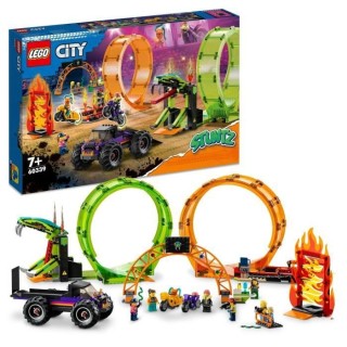 LEGO 60339 City Stuntz L'Arene de Cascade avec Double Looping, Monster