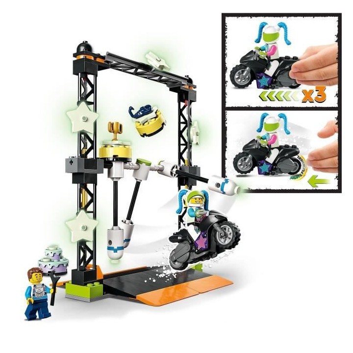 LEGO 60341 City Stuntz Le Défi de Cascade : Les Balanciers, Jouet Mot