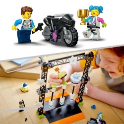 LEGO 60341 City Stuntz Le Défi de Cascade : Les Balanciers, Jouet Moto d'Aventure de Stunt Bike pour Filles et Garçons des 5 a