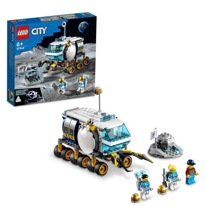 LEGO 60348 City Le Véhicule D'Exploration Lunaire, Jouet Espace Inspi