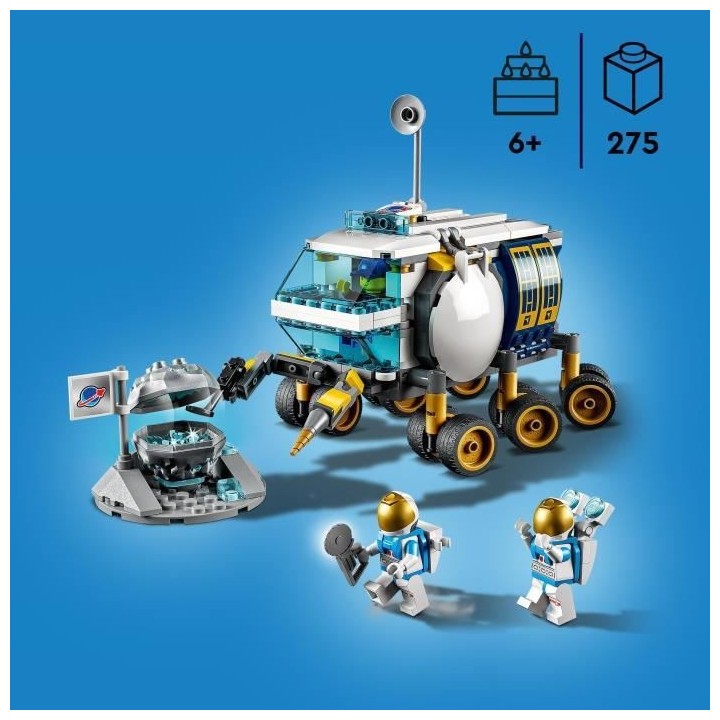 LEGO 60348 City Le Véhicule D'Exploration Lunaire, Jouet Espace Inspi