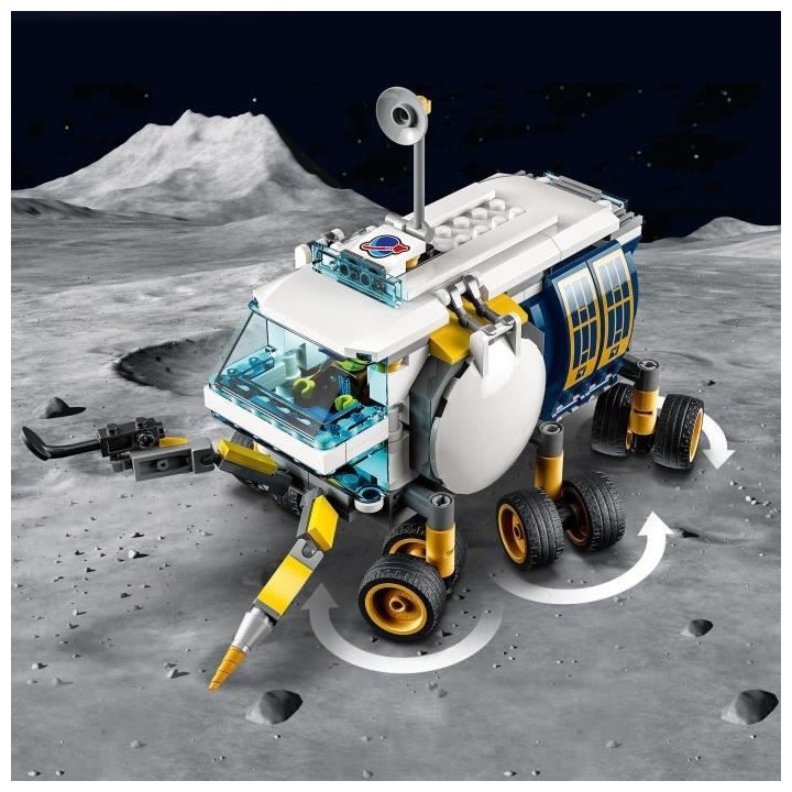 LEGO 60348 City Le Véhicule D'Exploration Lunaire, Jouet Espace Inspi