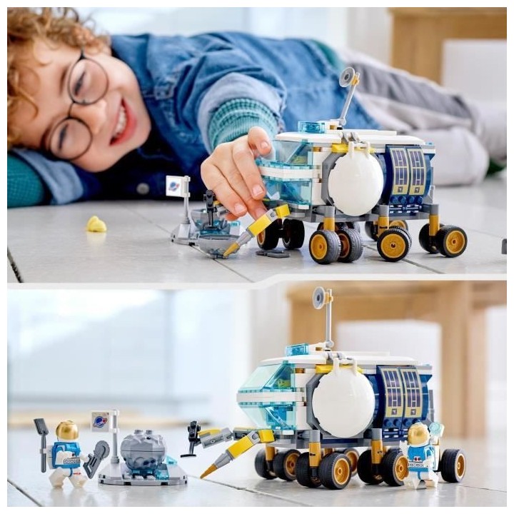 LEGO 60348 City Le Véhicule D'Exploration Lunaire, Jouet Espace Inspi