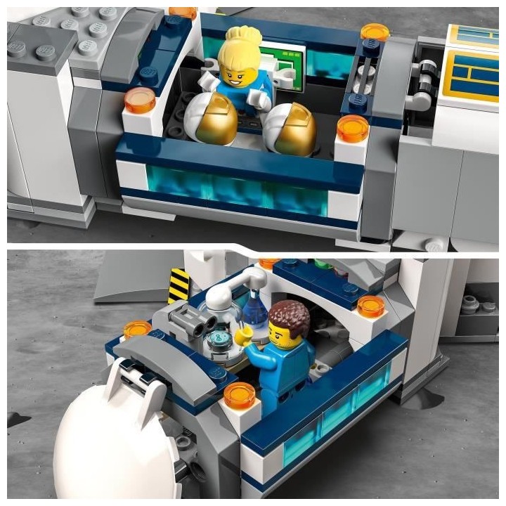 LEGO 60350 City La Base De Recherche Lunaire, Module Lunaire, Jouets D
