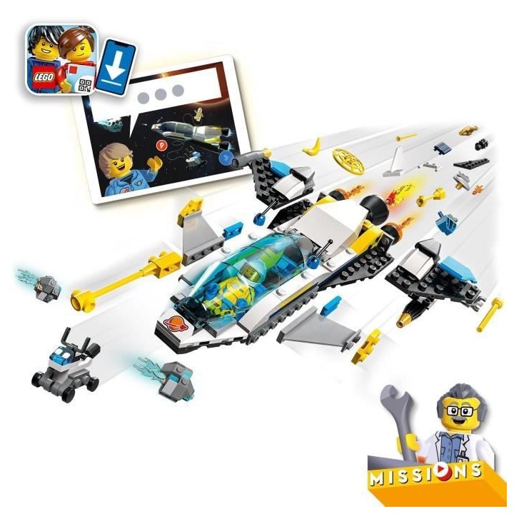 LEGO City 60354 Missions d'Exploration Spatiale sur Mars, Jouet Constr