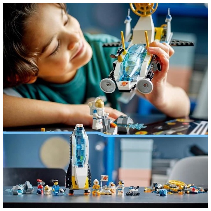 LEGO City 60354 Missions d'Exploration Spatiale sur Mars, Jouet Constr