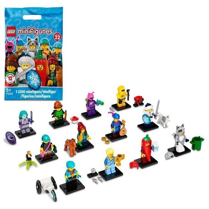 LEGO 71032 Minifigures - Série 22 Set Édition Limitée, Jouets a Col