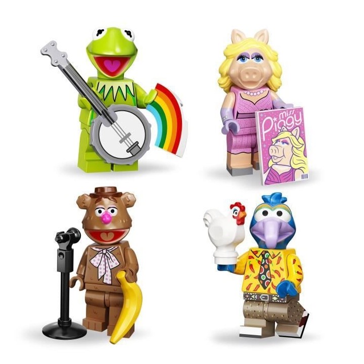 LEGO 71033 Minifigures Les Muppets Show avec Kermit la Grenouille, Elm
