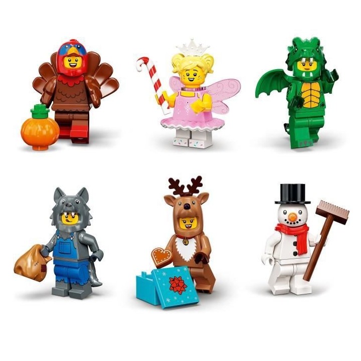 LEGO Minifigurines 71036 Série 23, Lot de 6, Sachet Édition Limitée