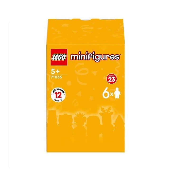 LEGO Minifigurines 71036 Série 23, Lot de 6, Sachet Édition Limitée