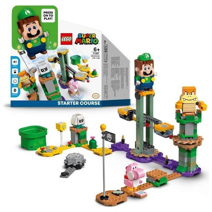 LEGO 71387 Super Mario Pack de Démarrage Les Aventures de Luigi, Jeu