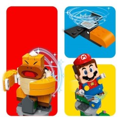 LEGO 71388 Super Mario Ensemble d'Extension La Tour Infernale du Boss Frere Sumo, Jouet Enfant 6 ans, Jouet a Collectionner