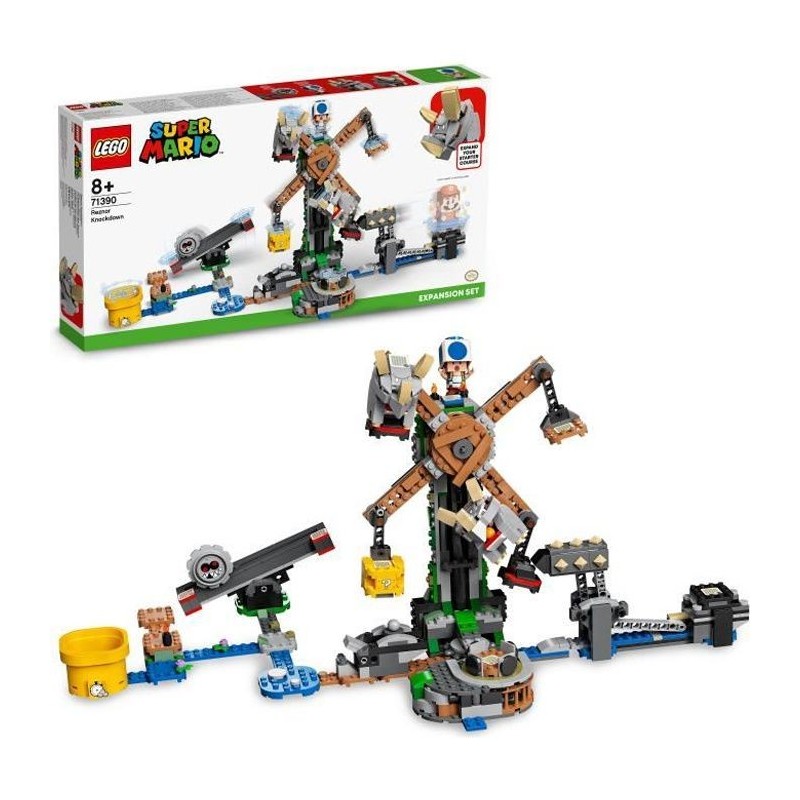 LEGO 71390 Super Mario Ensemble d'extension La destruction des Reznors Jouet enfant 6 ans